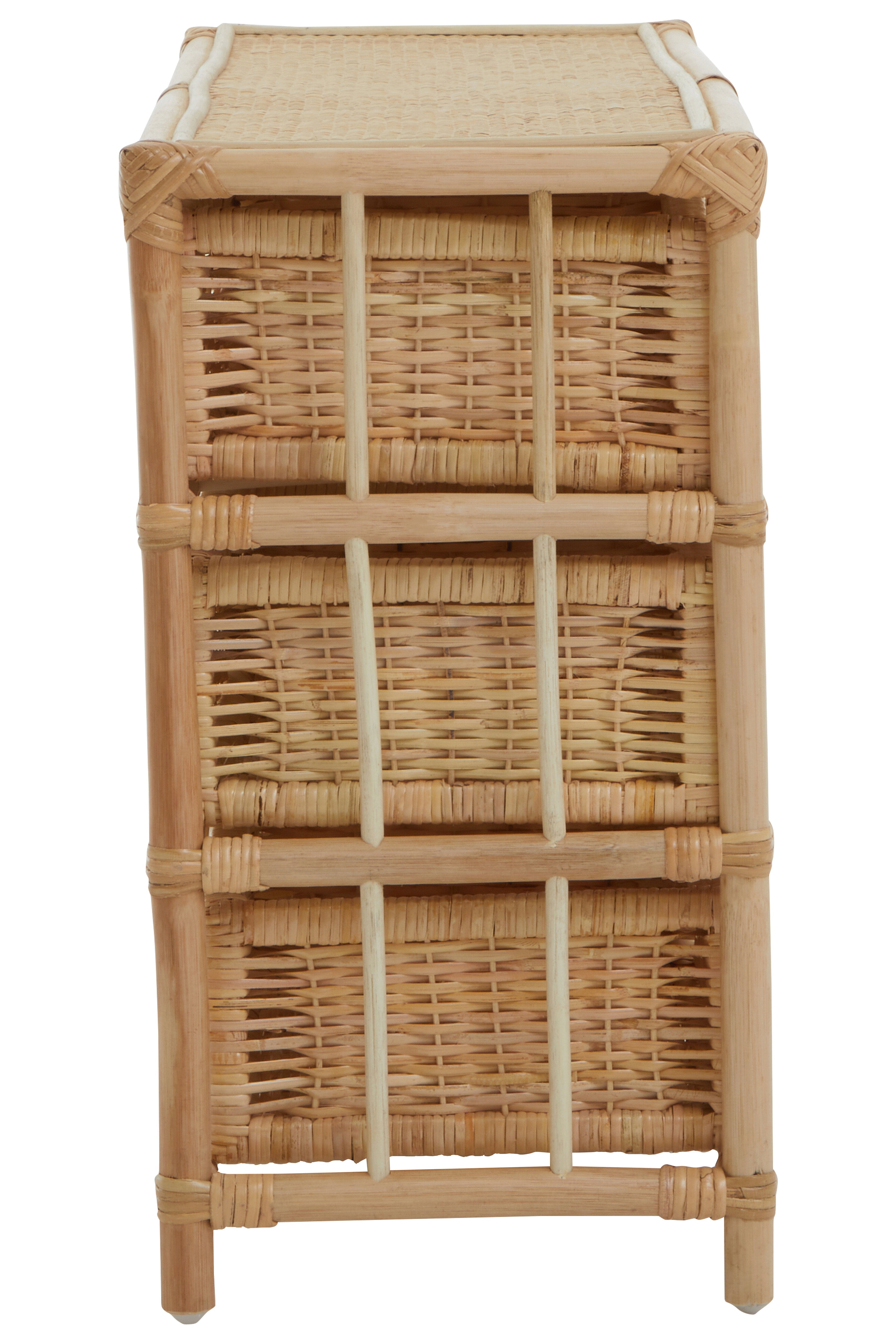 Jada Natural Rattan Chest of Drawers | 6 Drawers